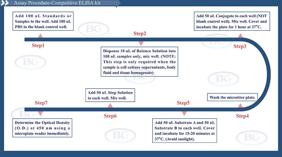 Summary of the Assay Procedure for Chicken Collagen Type Ⅲ ELISA kit